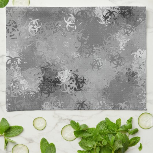 Biohazard Urban Camo Towel Theedoek (Gevouwen)