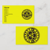 BIOHAZARD VISITEKAARTJE (Voorkant / Achterkant)