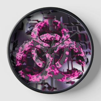 Biohazard wandklok