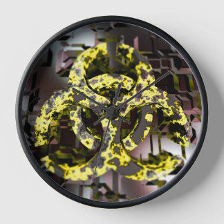 Biohazard wandklok