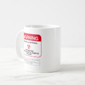 Biohazard Warning Coffee Mok (Rond) (Voorkant links)