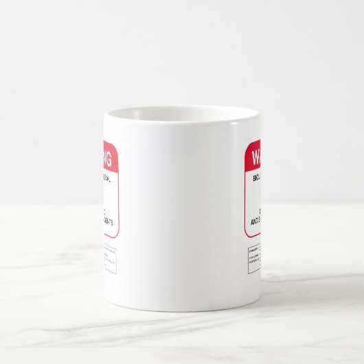 Biohazard Warning Coffee Mok (Rond) (Center)