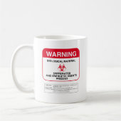 Biohazard Warning Coffee Mok (Rond) (Links)