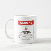 Biohazard Warning Coffee Mok (Square) (Links)