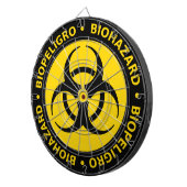 Biohazard Warning Dart Board Dartbord (Voorkant Rechts)