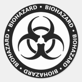 Biohazard Warning Sticker