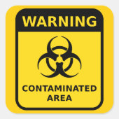 Biohazard Warning Sticker (Voorkant)