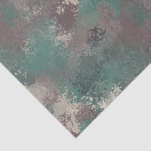 Biohazard Woodland Camo Tissue Paper Tissuepapier (Detail)