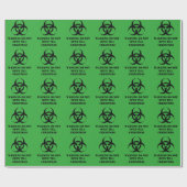 Biohazard Wrapping Paper Cadeaupapier (Vlak)