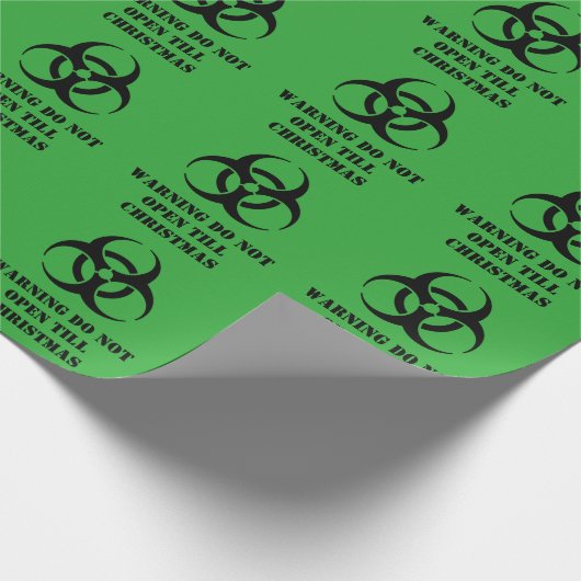 Biohazard Wrapping Paper Cadeaupapier (Hoek)