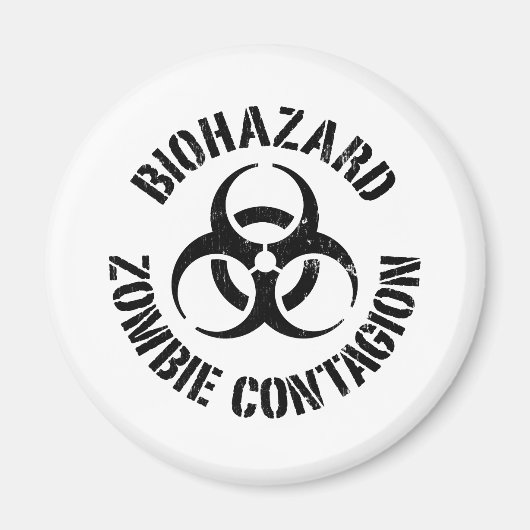 Biohazard: Zombie besmettingsmagneet Magneet (Voorkant)