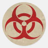 Biohazard / Zombie Sticker