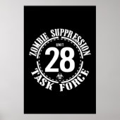 Biohazard Zombie Task Force Poster (Voorkant)