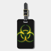 Biohazard Zombie Waarschuwing Bagagelabel (Voorkant verticaal)