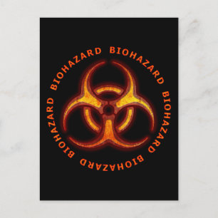 Biohazard Zombie Waarschuwing Briefkaart