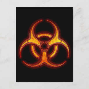 Biohazard Zombie Waarschuwing Briefkaart