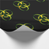 Biohazard Zombie Waarschuwing Cadeaupapier (Hoek)