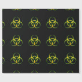 Biohazard Zombie Waarschuwing Cadeaupapier (Vlak)