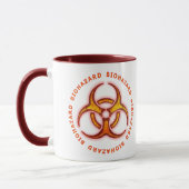 Biohazard Zombie Waarschuwing Mok (Links)