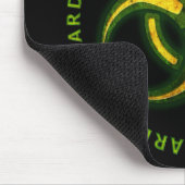 Biohazard Zombie Waarschuwing Muismat (Hoek)