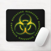 Biohazard Zombie Waarschuwing Muismat (Met muis)
