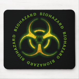 Biohazard Zombie Waarschuwing Muismat