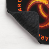 Biohazard Zombie Waarschuwing Muismat (Hoek)