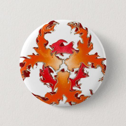 Biohazzard_white Ronde Button 5,7 Cm (Voorkant)