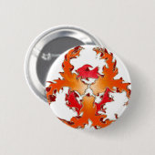 Biohazzard_white Ronde Button 5,7 Cm (Voorkant /achterkant)