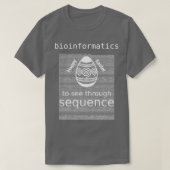 Bioinformatica om door opeenvolging paaseieren te t-shirt (Design voorkant)