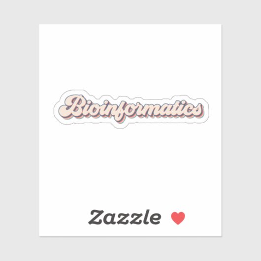 Bioinformatica Quotes, Bioinformatica Gezegden 0 Sticker (Vel)