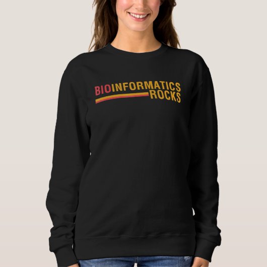 Bioinformatica Rocks Biology Scientist Biotell Trui (Voorkant)