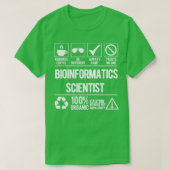 Bioinformatica Scientist Job T-shirt (Design voorkant)