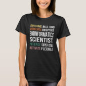 Bioinformatics Scientist  Appreciation T-shirt (Voorkant)