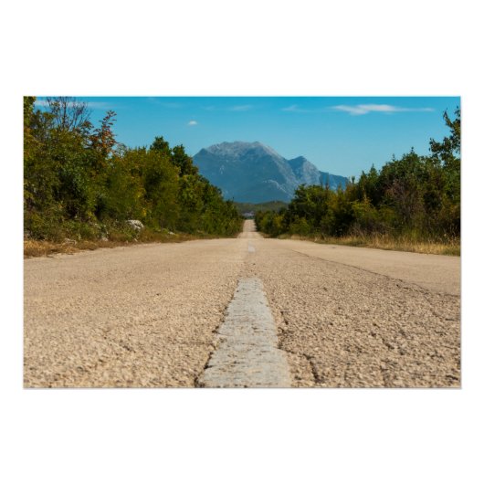 Biokovo-bergen - Kroatië Perfect Poster (Voorkant)