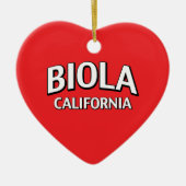 Biola California Keramisch Ornament (Voorkant)