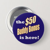 biolife - knop 50 ronde button 7,6 cm (Voorkant /achterkant)