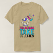 Biologen nemen celfies 3 t-shirt (Design voorkant)