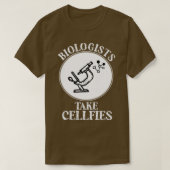 Biologen nemen celfies 7 t-shirt (Design voorkant)