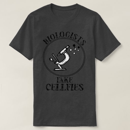 Biologen nemen celfies 8 t-shirt (Design voorkant)