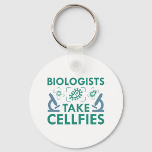 Biologen nemen celfies sleutelhanger