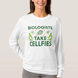 Biologen nemen celfies t-shirt