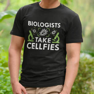 Biologen nemen celfies t-shirt