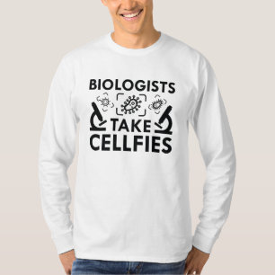 Biologen nemen celfies t-shirt