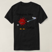Biologen nemen cellen 5 t-shirt (Design voorkant)