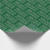 Biological Engineer Grey Wavy Text Cadeaupapier (Hoek)