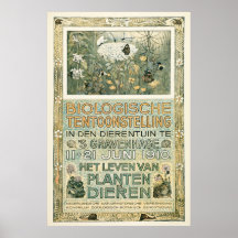 Biological Exhibition Poster, Dutch, Van Hoytema
