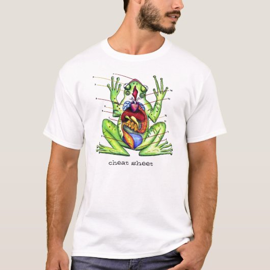 Biologie 101 - Kikkerverf T-shirt (Voorkant)