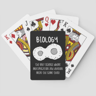 Biologie - Biologie de enige wetenschappelijke cad Pokerkaarten