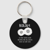 Biologie - Biologie de enige wetenschappelijke cad Sleutelhanger (Voorkant)
